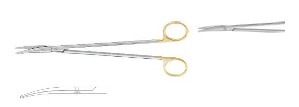 TC МЕТЦЕНБАУМ ХВИЛ. ЗАТОЧ. НОЖИЦІ ВИГНУТІ Т/Т200MM